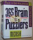 英文原版书 365 Brain Puzzlers Calendar 2006 Calendar – 益智谜题台历 日历 by Workman Publishing (Author)