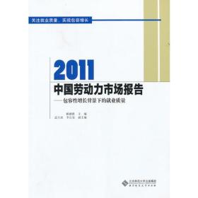 2011中国劳动力市场报告——包容性增长背景下的就业质量