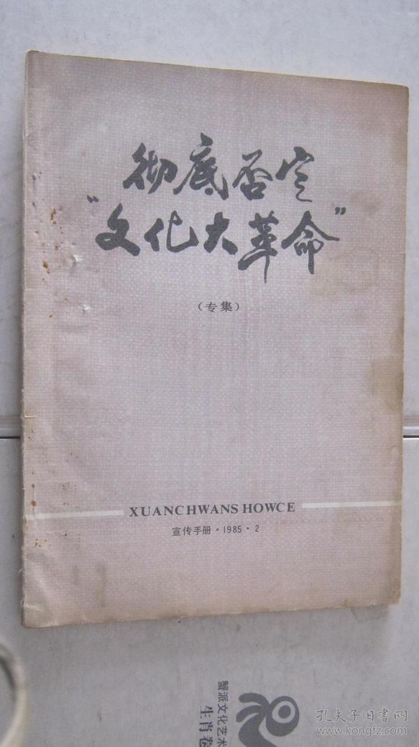 3-4彻底否认“*****”宣传手册专集