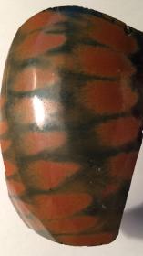 磁州窑瓷片（55）-----金代磁州窑系黑釉铁锈花瓷片（北京城区出土）