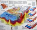 现货national geographic美国国家地理地图1985年8月 北美洲活跃的西部/地壳运动