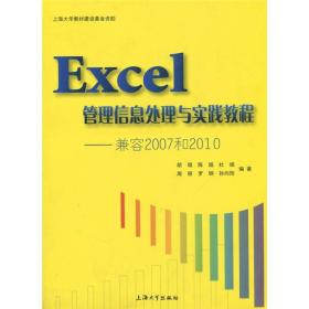 Excel管理信息处理与实践教程（兼容2007和2010）