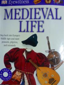 英文原版     少儿百科绘本       DK Eyewitness: Medieval Life      中世纪的生活     (附80*56.5CM大图)