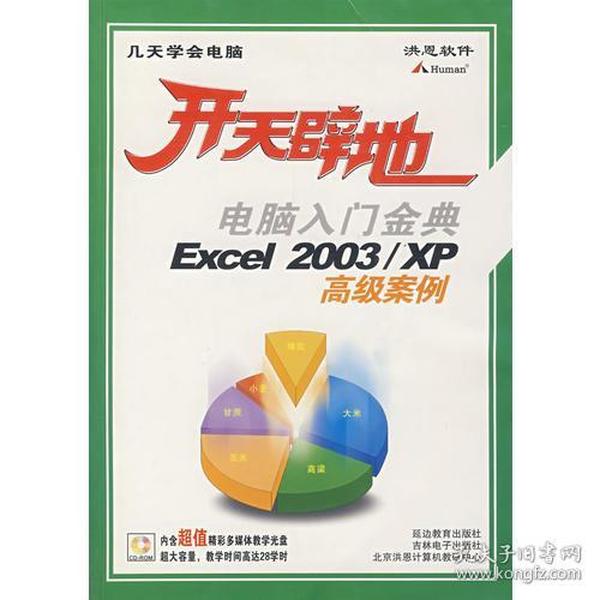 开天辟地：电脑入门金典Excel 2003/XP高级案例