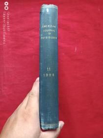 南满铁路大连医院馆藏美国生理学杂志1904年第11期（American Journal of Physiology 11 1904）