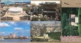 上海风光邮资4分明信片（约13000枚）1）豫园，2）外滩，3）鲁迅墓，4）体育馆，5）鸟视图（其中：豫园1700枚可做极限片）