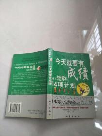 今天就要有成绩:成为杰出青年的14项计划【实物拍图    内页干净】