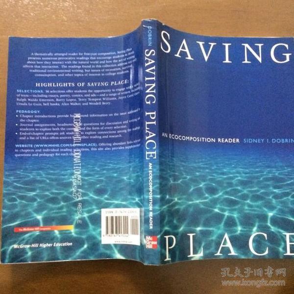 SAVING PLACE  An Ecocomposition Reader （英文原版）