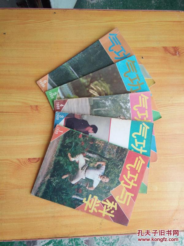 气功与科学1989-1、3、4、5、6（五本合售）