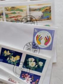 2005年全年全套集邮总公司首日封 纪特邮票小型张 全套56枚