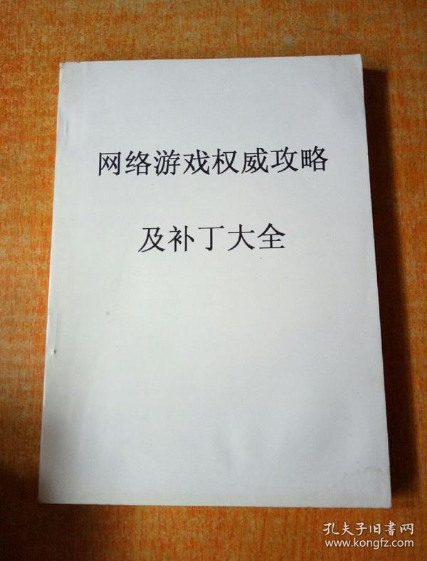 网络游戏权威攻略及补丁大全