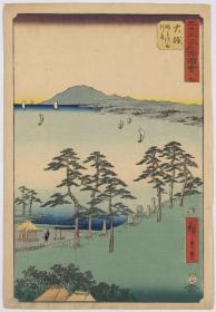 日本浮世绘版画  广重画 01298u