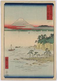 日本浮世绘版画  广重画  01312u