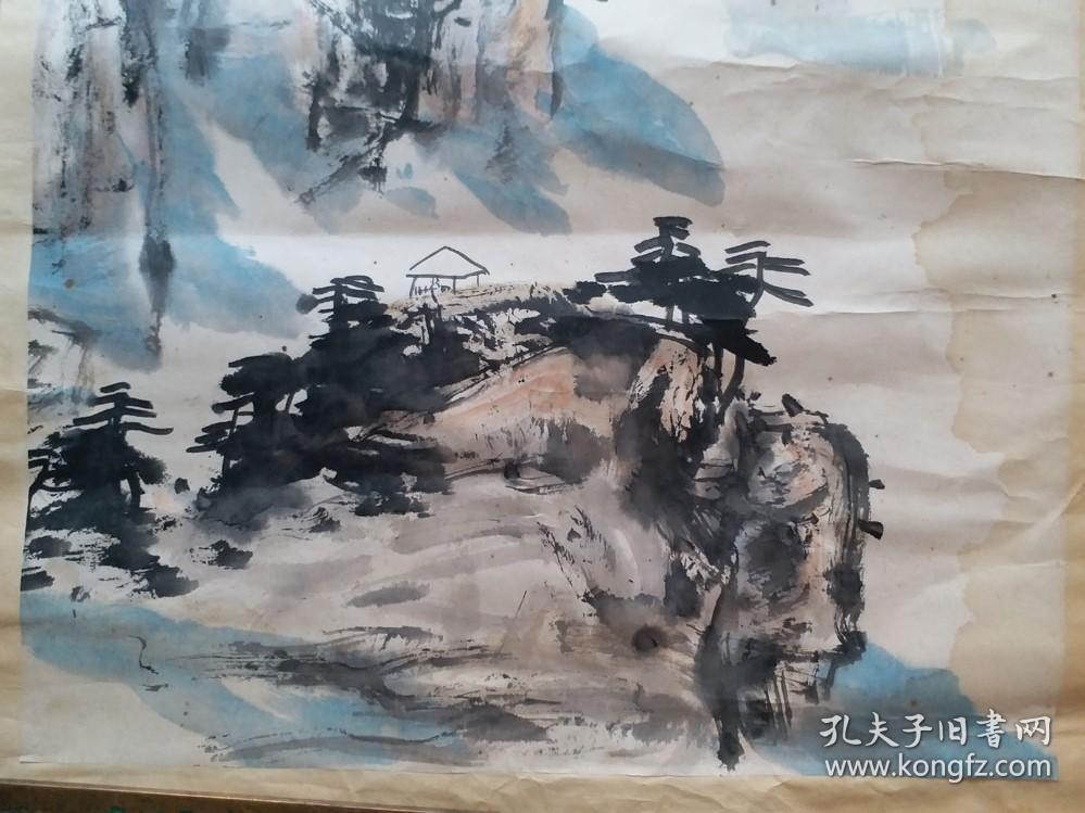 中国美术家协会会员，戏曲学院中国画教授周志龙“云起黄山”山水画