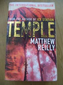 TEMPLE MATTHEW REILLY神庙 【 英文原版】32开.品相好.【外文书--17】
