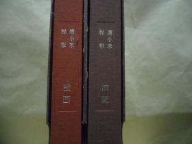 唐小禾程犁【油画、壁画】有书套 8开精装一版一印 10品 两册合售 包邮