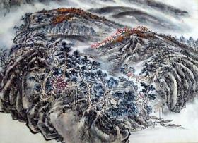 山水画[壬申秋][盛鹤年老师国画]