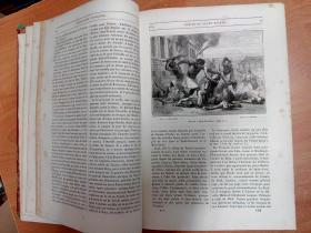 1866年出版法文原版历史图书：Histoire de la Révolution Française Tome Second  法国大革命史 第二卷（大16开精装）