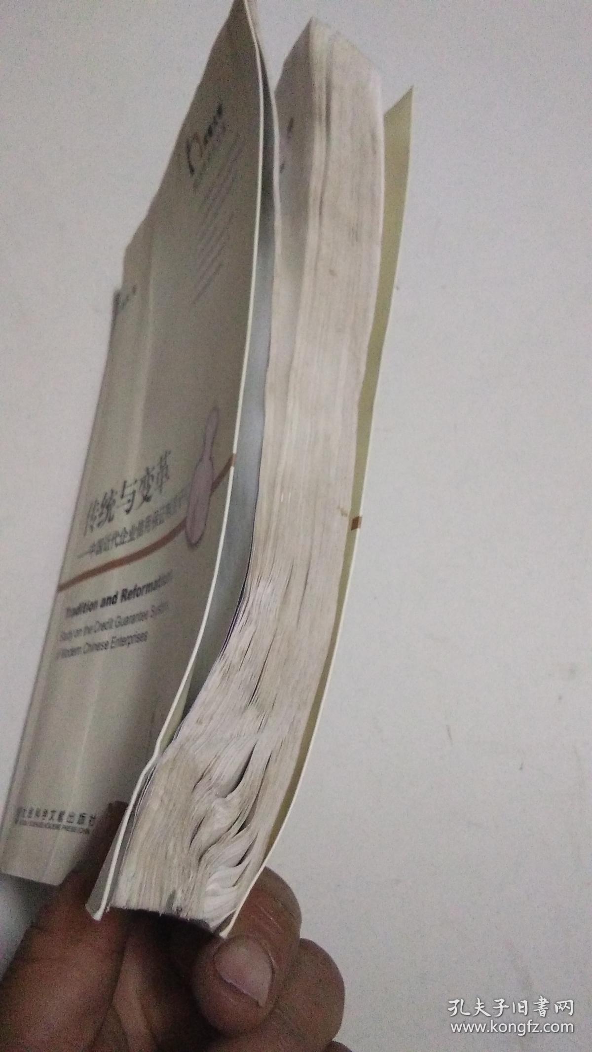传统与变革：中国近代企业信用保证制度研究 【内页有水渍】