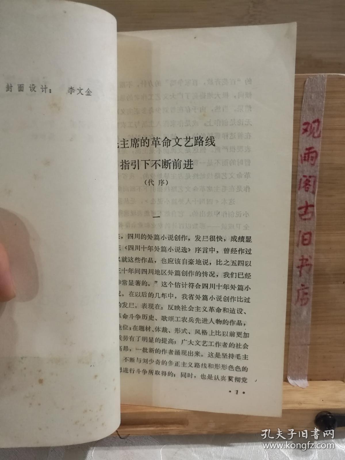 四川十人短篇小说选