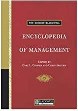 英文原版《简明博威管理百科全书》The Concise Blackwell Encyclopedia of Management (Blackwell Business)