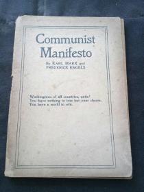 共产党宣言Communist Manifesto，英文版，约1902年美国查尔斯·克尔出版社（CHARLES H.KERR&COMPANY）出版，美国最早的《宣言》英文单行本