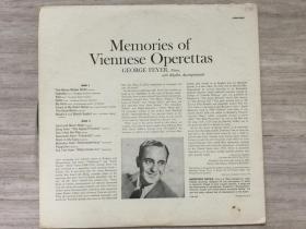 George Feyer, Memories Of Viennese Operettas