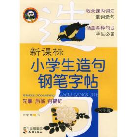 新课标小学生造句钢笔字帖：六年级