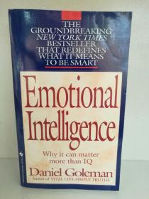 丹尼尔·戈尔曼 Daniel Goleman：Emotional Intelligence: Why It Can Matter More Than IQ （Bantam 1996年口袋版）英文原版书