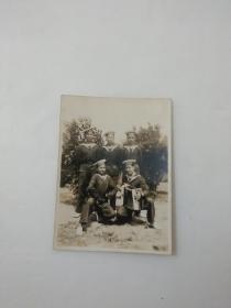 黑白照片:早期中国海员合影照片