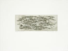 艺术家R Vieillard 限量签名版画 6/15（铜刻版），专业用纸见水印
