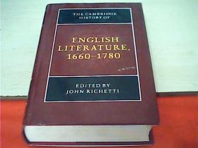 THE CAMBRIDGE HISTORY OF ENGLISH LITERATURE,1660-1780