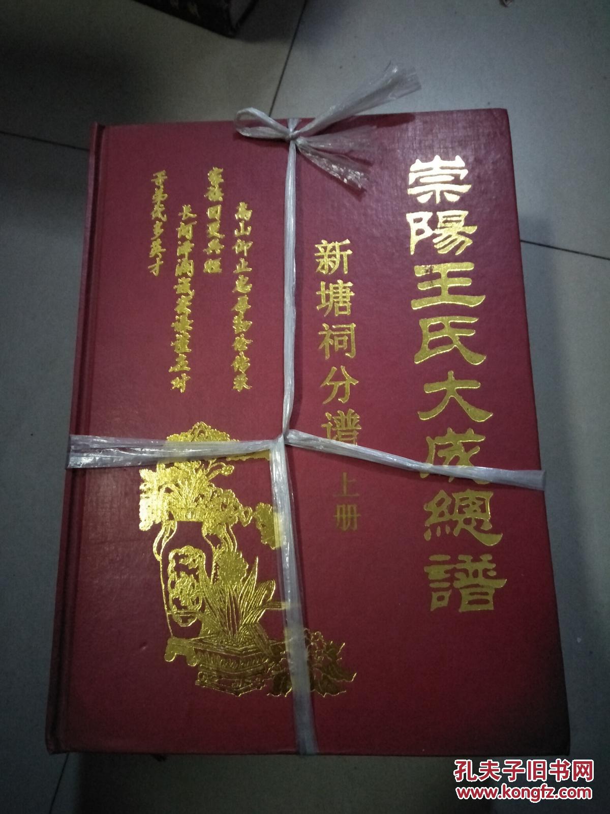 崇阳王氏大成总谱 新塘祠分谱（湖北杨新县）（太原堂）（上中下卷）（共3册）