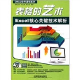 表格的艺术：Excel核心关键技术解析 有光盘