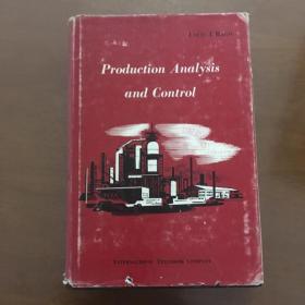 Production Analysis and Control(生产分析与控制 精装英文原版）