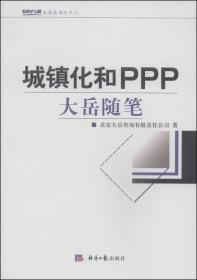 大岳丛书（12）：城镇化和PPP大岳随笔