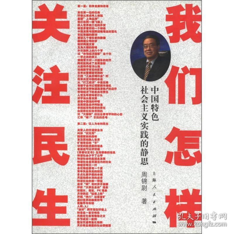 我们怎样关注民生：中国特色社会主义实践的静思(16开平装 全1册)