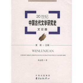 20世纪中国古代文学研究史：文论卷