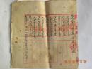 光绪34年1908年山西省双合成商号“刘树槐”垫本钱壹仟吊作为壹股.1928年因不合退股