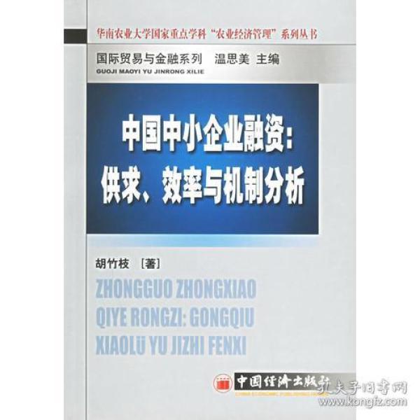 中国中小企业融资：供求、效率与机制分析