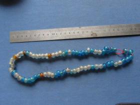 清代或民国琉璃珠68颗，收藏做手串非常漂亮！如图，包老包真！