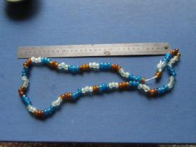 清代或民国琉璃珠105颗，收藏做手串非常漂亮！如图，包老包真！