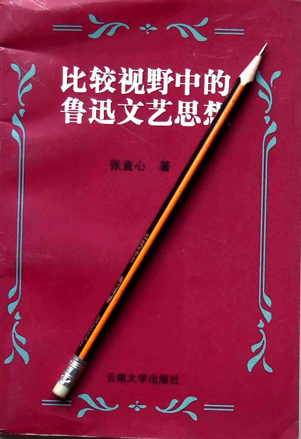 張直心《比較視野中的魯迅文藝思想》97年1版1印，正版9成新