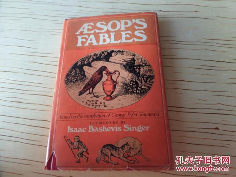 《Aesop\s Fables》68年英文版，毛边本，精装，书衣品差。