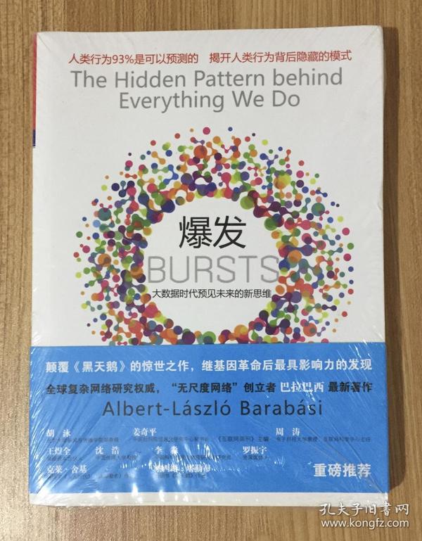 爆发：大数据时代预见未来的新思维 Bursts: The Hidden Patterns Behind Everything We Do 9787300154749