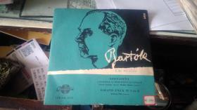 五十年代外国原版唱片： BARTOK  SZONATINA  巴尔托克  小奏鸣曲悲歌