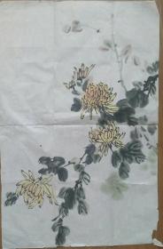 早期无落款国画70CM*45CM