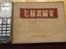 横24开.艺术精品【怎样画图案】王端编绘.1953年六月初版