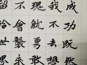 中国硬笔书法协会会员、河北省书法家协会会员、河北省美术家协会会员、河北省硬笔书法协会理事、 张彦斌 第四届全国安全书画展 入展魏碑作品 汪国真诗“热爱生命”