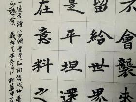 中国硬笔书法协会会员、河北省书法家协会会员、河北省美术家协会会员、河北省硬笔书法协会理事、 张彦斌 第四届全国安全书画展 入展魏碑作品 汪国真诗“热爱生命”